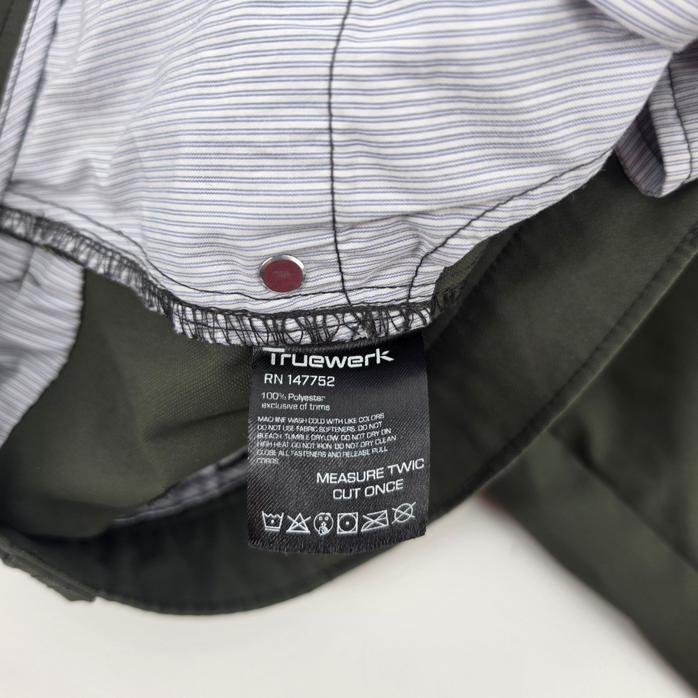 Truewerk T1 Werkpants Mens 30x32 Olive Green EDO Technical Work Pants RN147752 - Picture 7 of 10